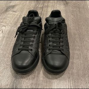 Dolce & Gabbana Womens Calfskin nappa Portofino sneakers Size 37